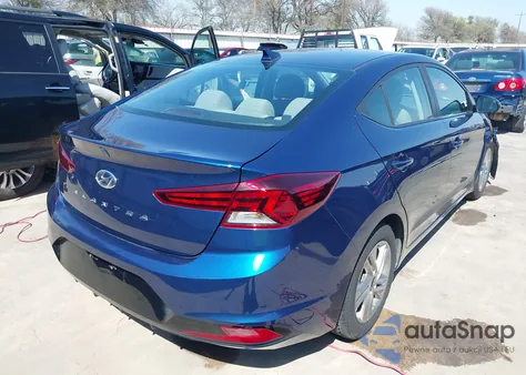 2019 Hyundai Elantra Value Edition z USA, uszkodzony, nr VIN 5NPD84LF6KH414388